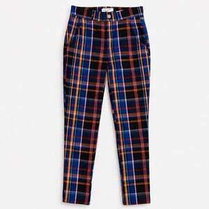 Hollister Ultra High Rise Plaid Ankle Pants Women’s Small Tartan Check Preppy